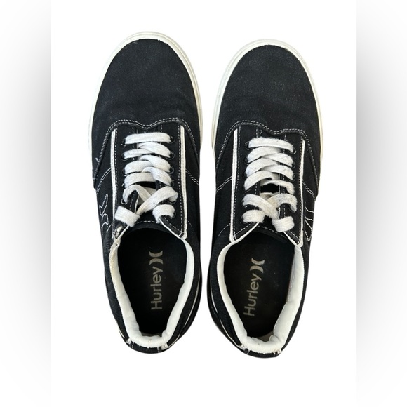 Hurley Men's Black Kayo Lace Canvas Sneakers size 8.5M - Picture 4 of 8